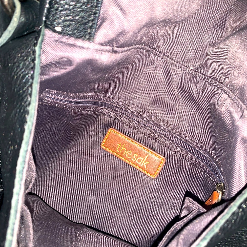The Sak Black Leather Crossbody Bag - Picture 3 of 3